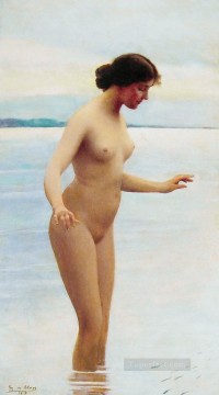 水中でのユージン・デ・ブラースのヌード Oil Paintings